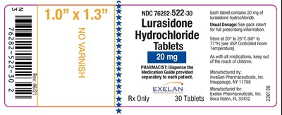Lurasidone HCl_20 mg.jpg Lurasidone Hydrochloride Tablets_20mg - Lurasidone HCl 20 mg